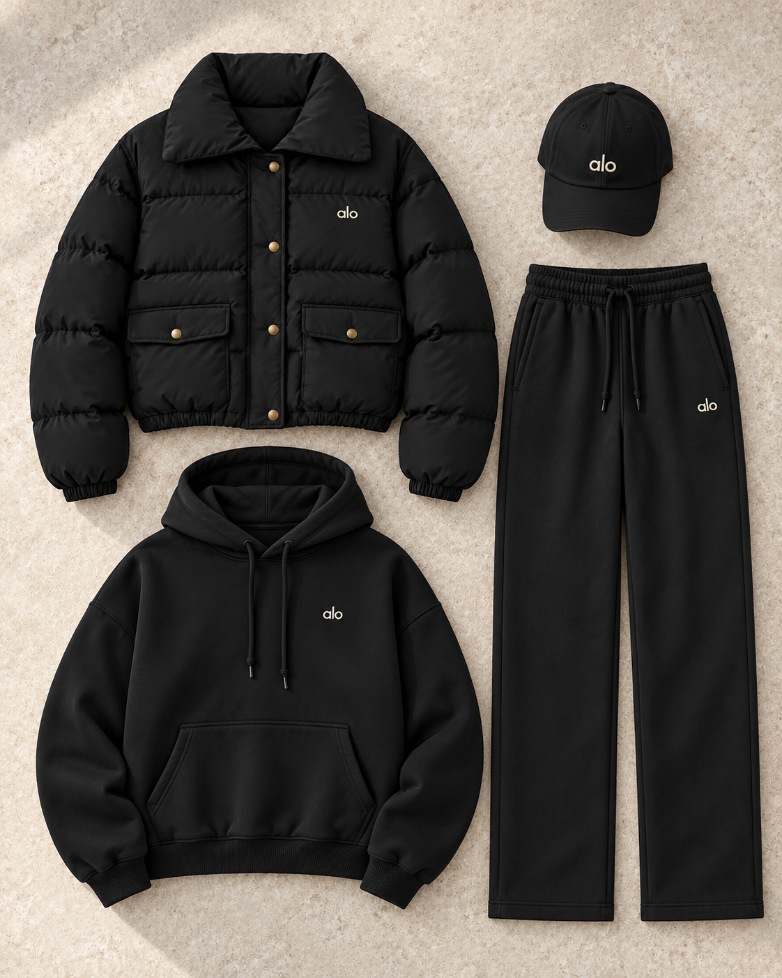 Elegant Four-Piece Autumn/Winter Set