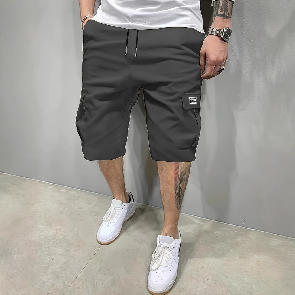 Men's casual five-point pants