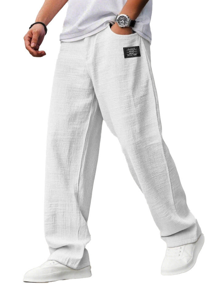 Summer Thin Bamboo Linen Trousers