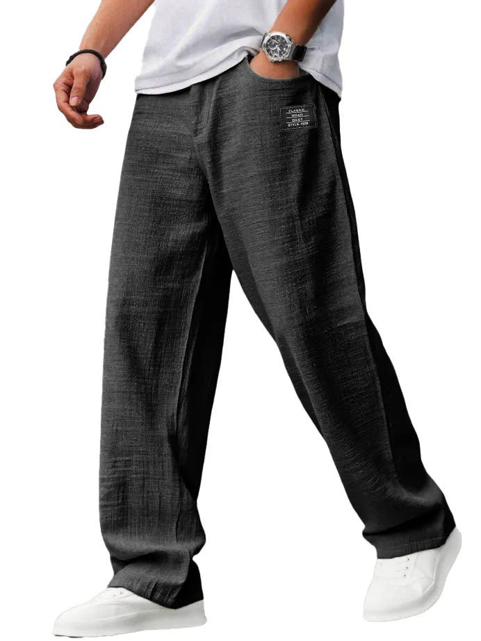 Summer Thin Bamboo Linen Trousers