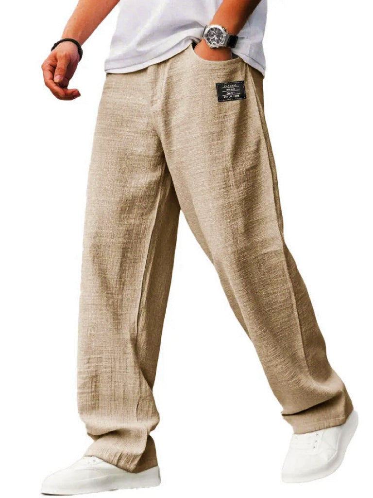 Summer Thin Bamboo Linen Trousers
