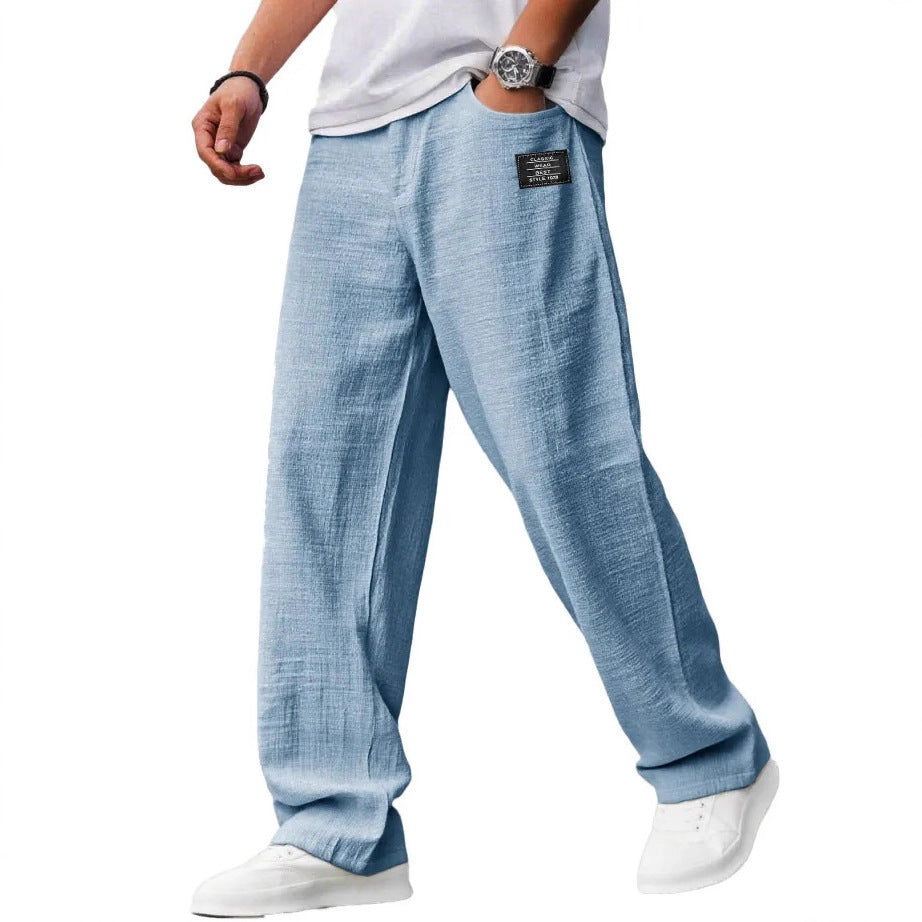 Summer Thin Bamboo Linen Trousers