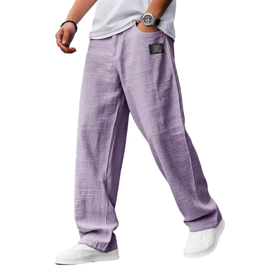 Summer Thin Bamboo Linen Trousers