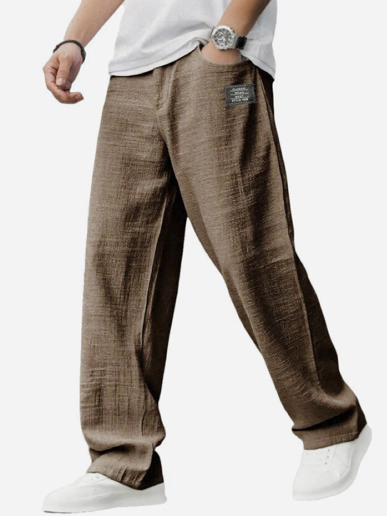 Summer Thin Bamboo Linen Trousers